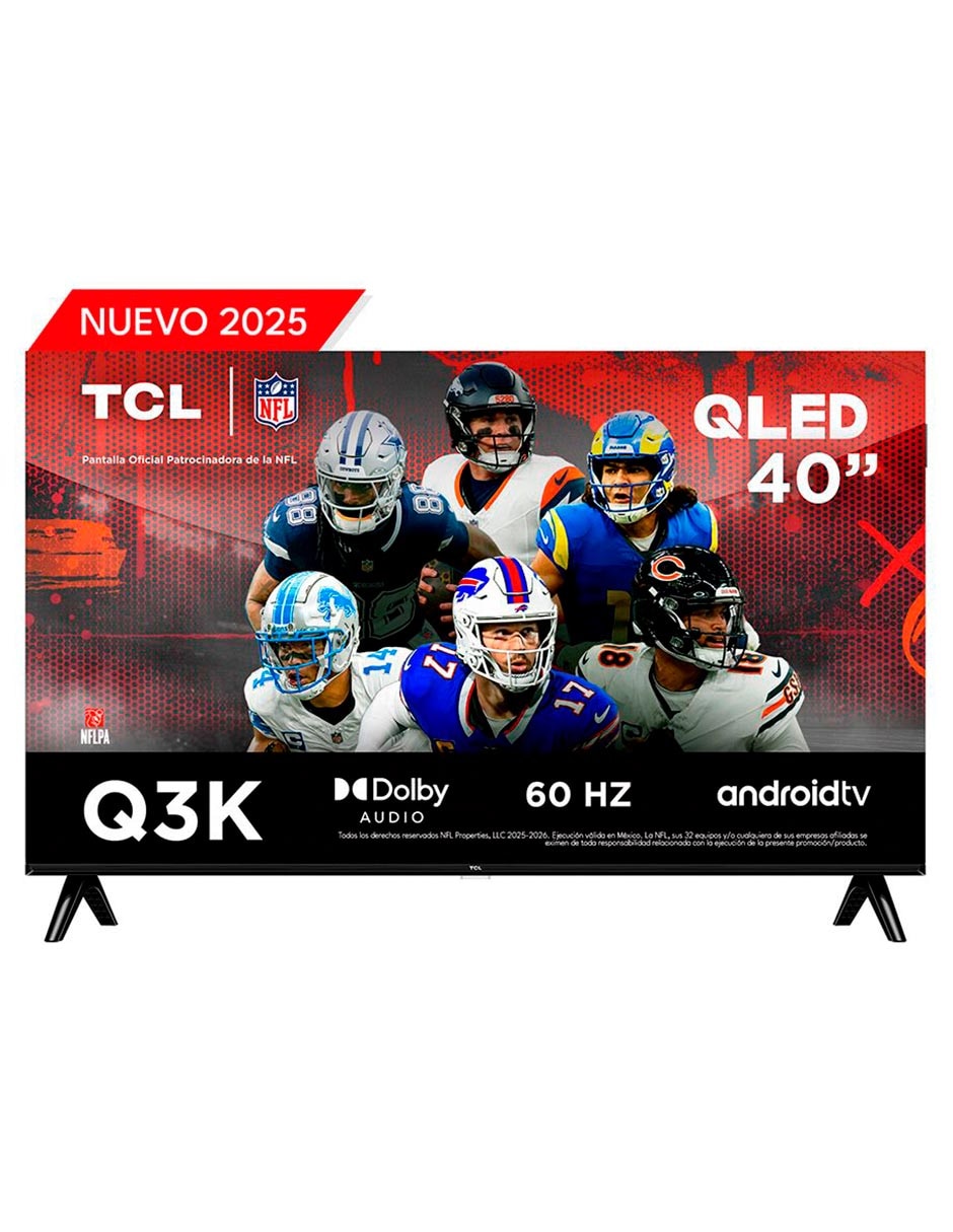 Pantalla qled de 40 pulgadas full hd 40q3k con android tv