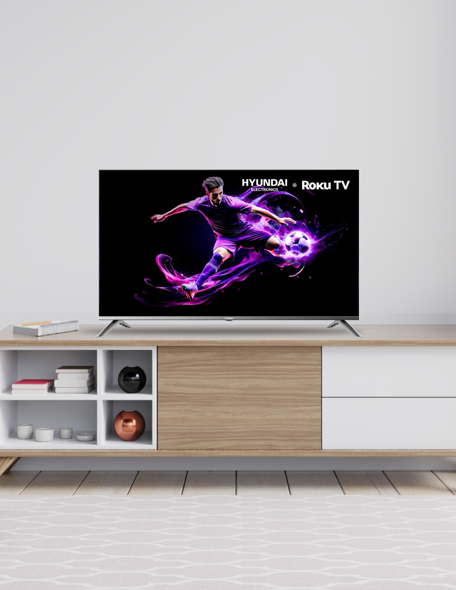 Pantalla Hyundai smart tv Led de 50 pulgadas 4K/UHD HYLED5026QR con Roku Tv