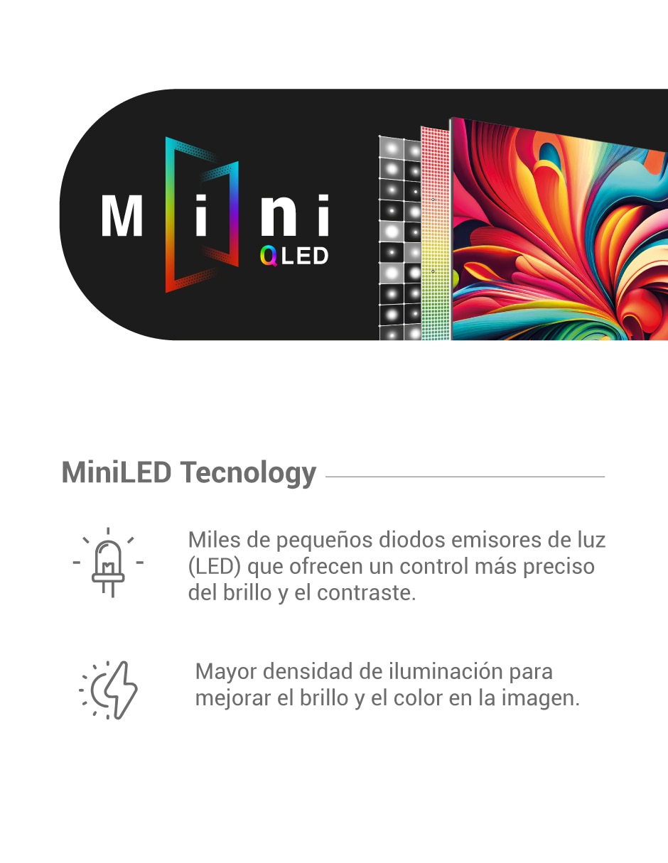 Pantalla Hyundai QD- mini LED de 75 pulgadas 4K/UHD HYLED7503QMG con Google TV