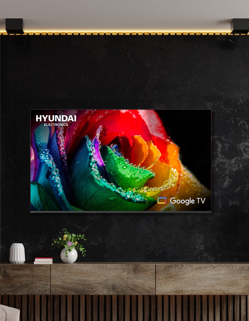 QD- mini LED de 75 pulgadas 4K/UHD HYLED7503QMG con Google TV con No aplica 5