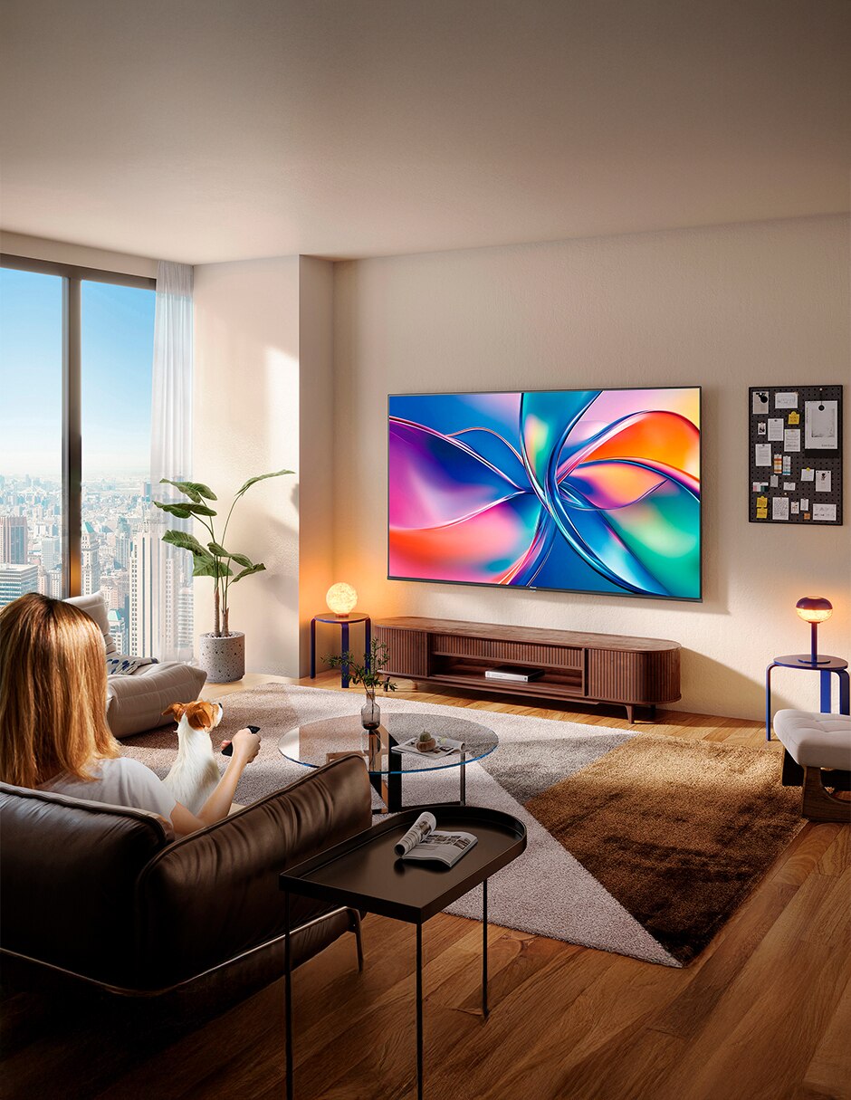 Pantalla Smart TV QLED de 75 pulgadas 4K/UHD 75QD6QV con AI Smooth Motion 12