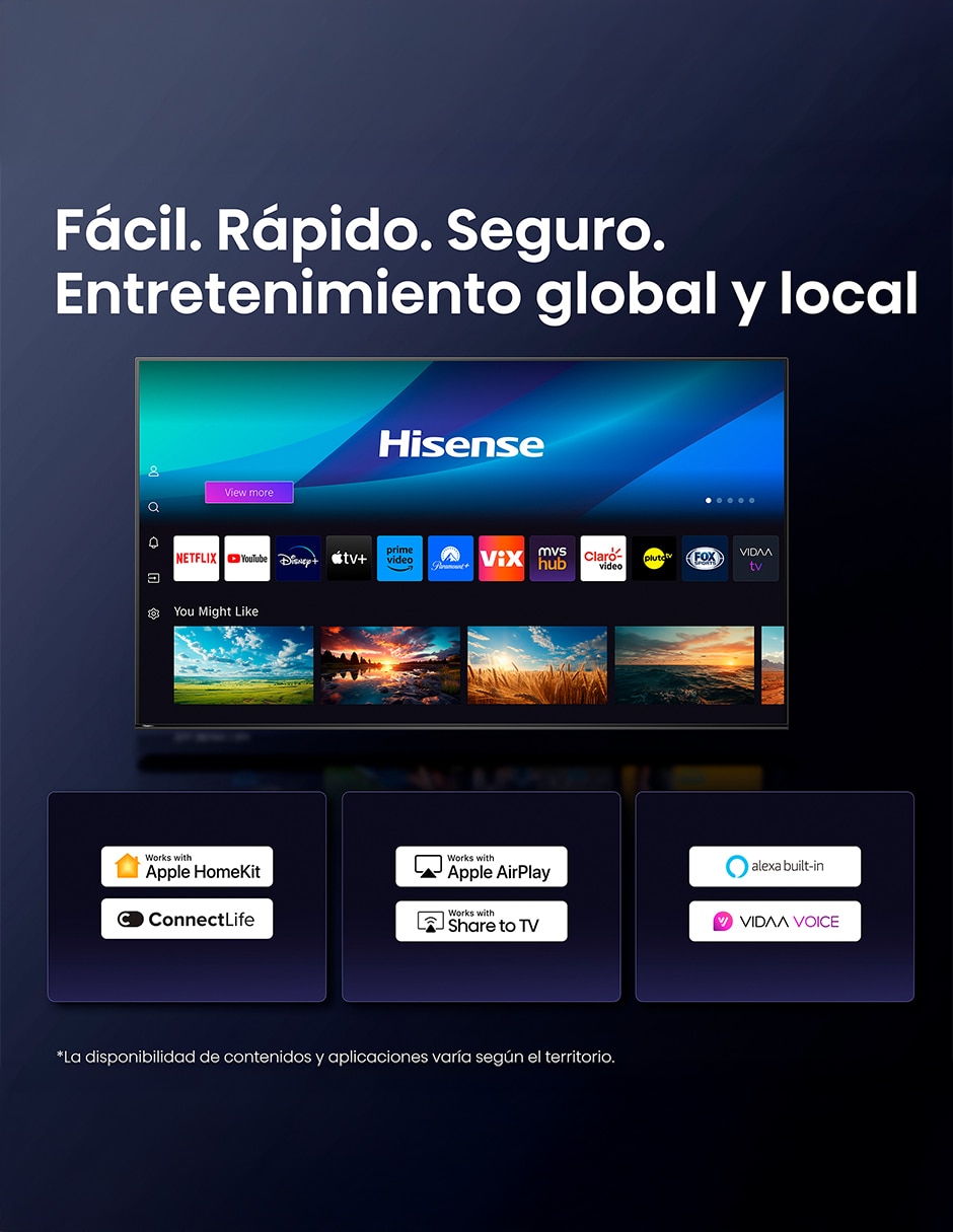 Pantalla Smart TV QLED de 75 pulgadas 4K/UHD 75QD6QV con AI Smooth Motion 8