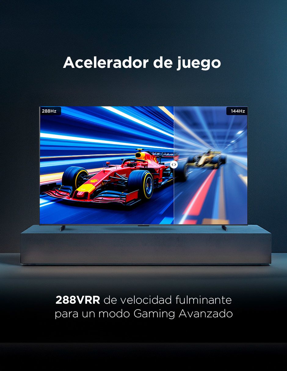Pantalla TCL QD- mini LED de 98 pulgadas 4K/UHD 98QM64L con Fire OS