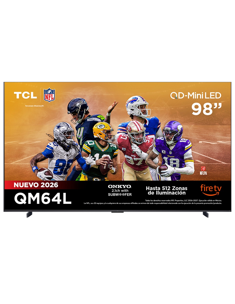Pantalla QD- mini LED de 98 pulgadas 4K/UHD 98QM64L con Fire OS Pantalla QD- mini LED de 98 pulgadas 4K/UHD 98QM64L con Fire OS