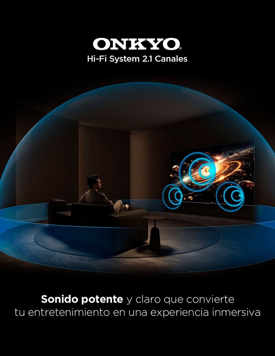 Pantalla qd- mini led de 98 pulgadas 4k/uhd 98qm64l con fire os 8