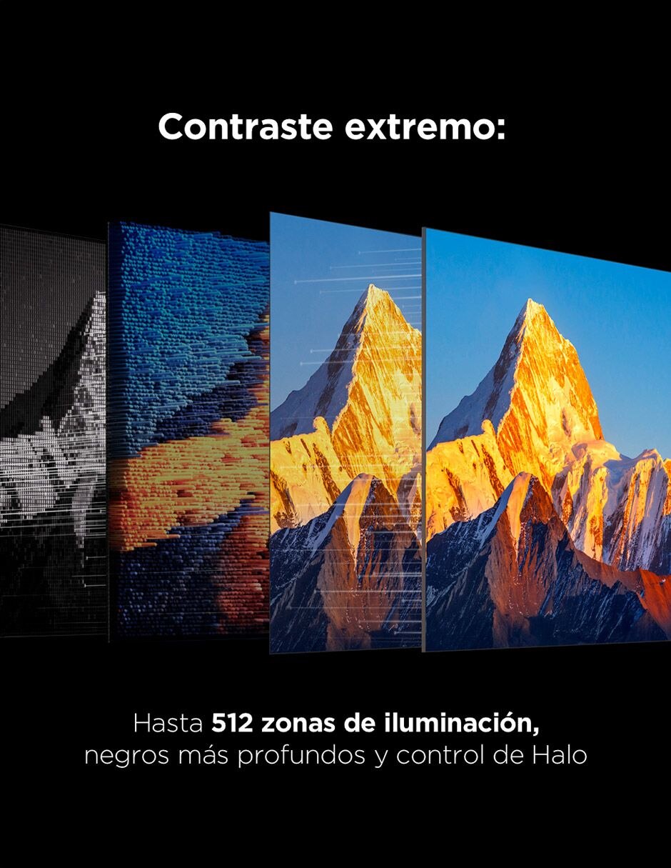 Pantalla qd- mini led de 98 pulgadas 4k/uhd 98qm64l con fire os 9