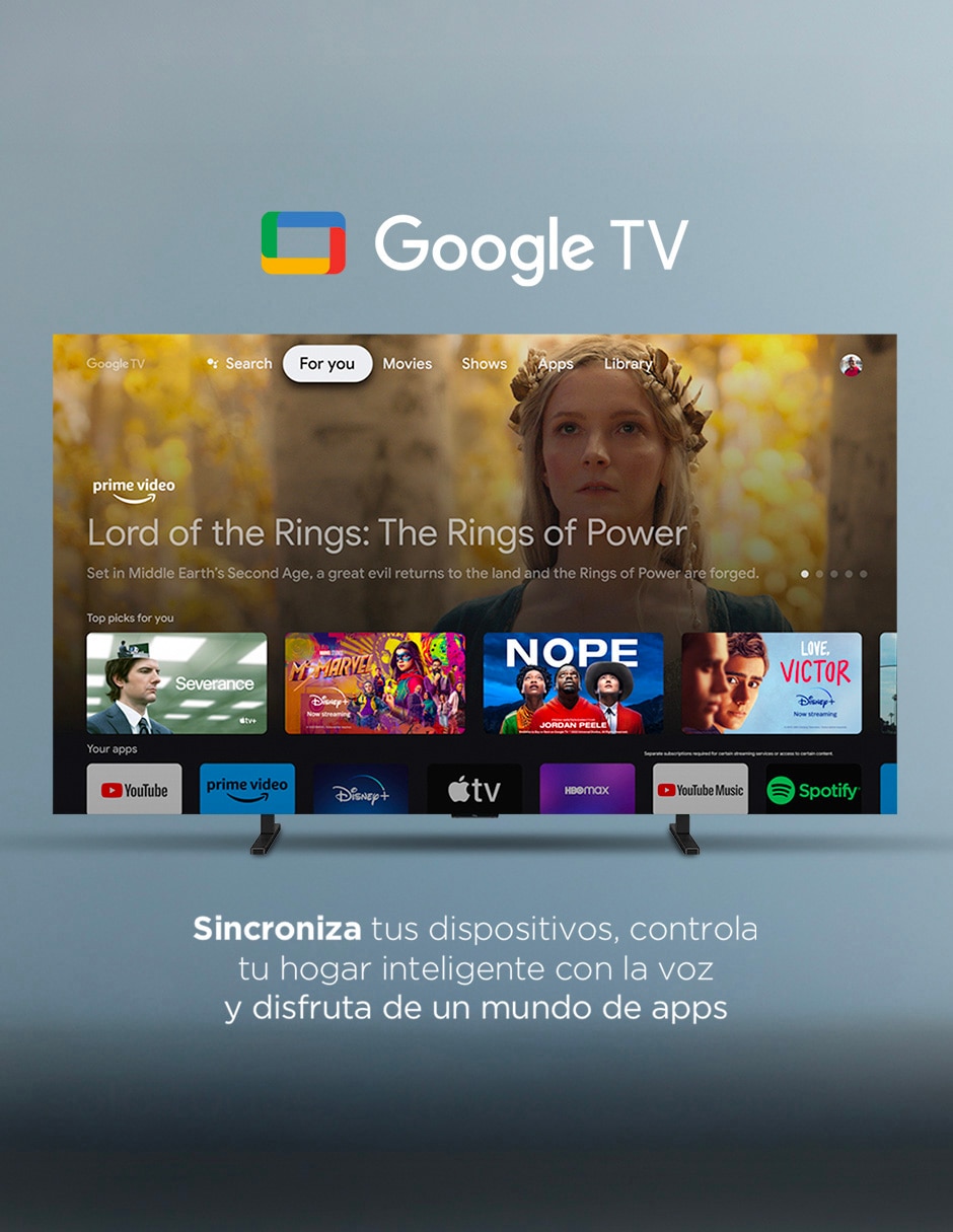 Pantalla QLED de 85 pulgadas 4K/UHD 85A400 con Google TV 4