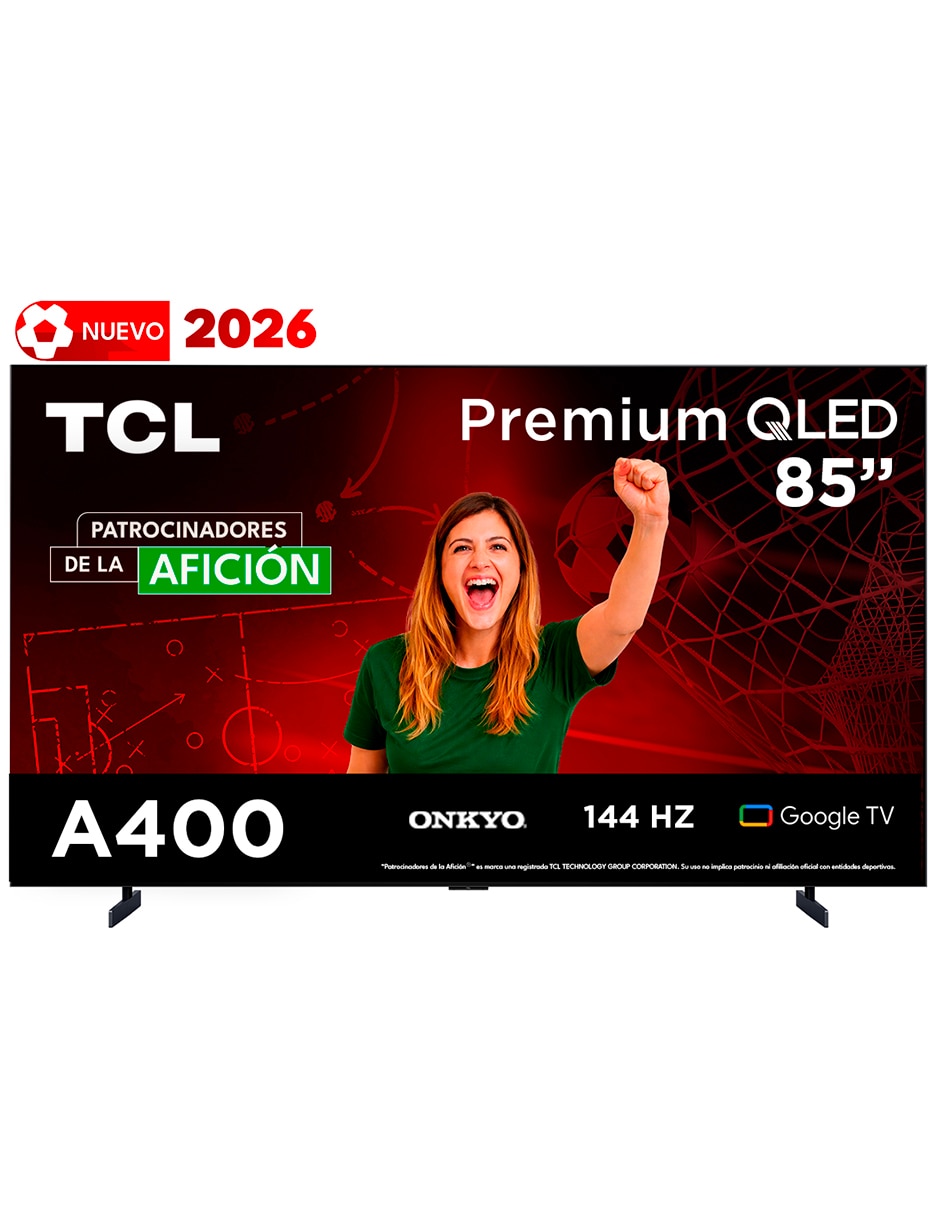 Pantalla QLED de 85 pulgadas 4K/UHD 85A400 con Google TV