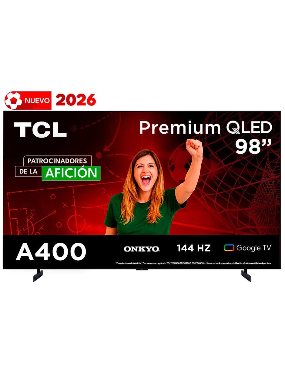 Pantalla QLED 98 pulgadas 4K/UHD 98A400 con Google TV 1