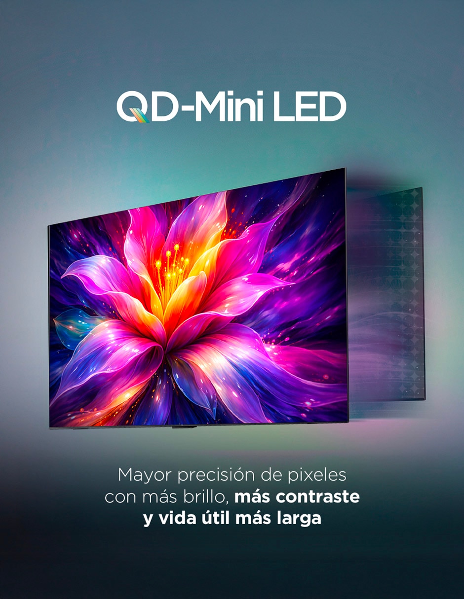 Pantalla QD- mini LED de 55 pulgadas 4K/UHD 55QM64L con Fire OS 6