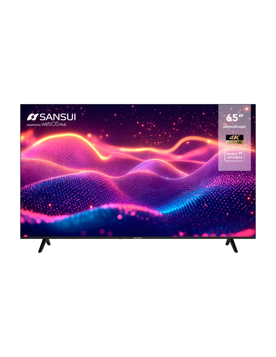 Pantalla Sansui LED de 65 pulgadas 4K/UHD SMX65KAUW con WebOS