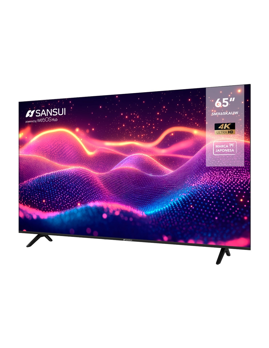 Pantalla Sansui LED de 65 pulgadas 4K/UHD SMX65KAUW con WebOS