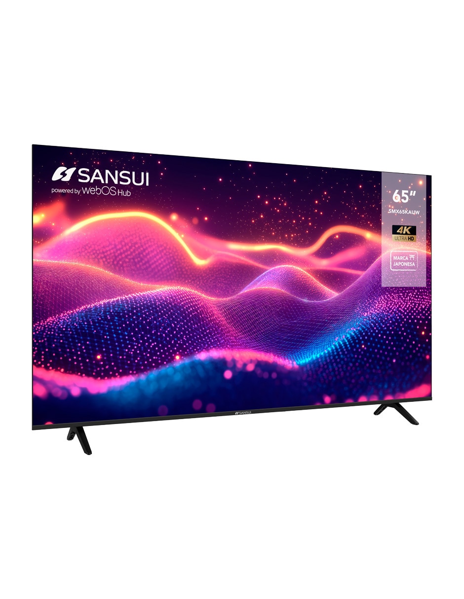 Pantalla Sansui LED de 65 pulgadas 4K/UHD SMX65KAUW con WebOS