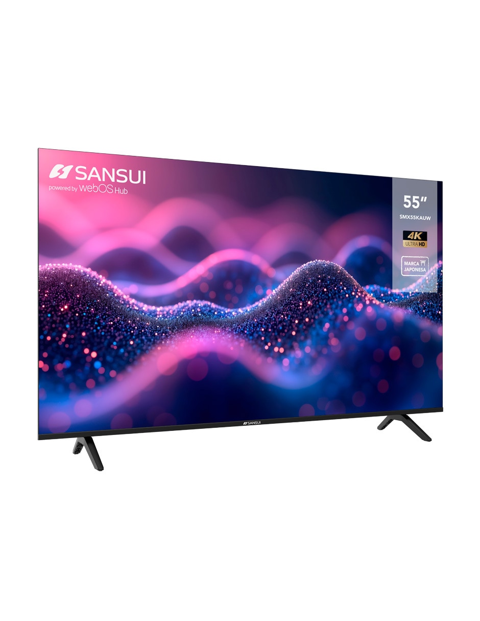 Pantalla Sansui LED de 55 pulgadas 4K/UHD con WebOS