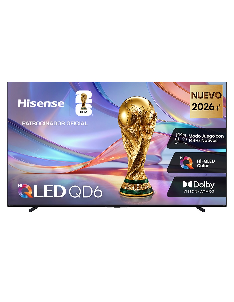 Pantalla QLED de 4K de Hisense100QD6SFM con Fire OS con AI escalado
