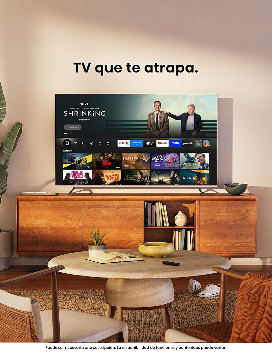 Pantalla QLED de 4K de Hisense100QD6SFM con Fire OS con AI escalado