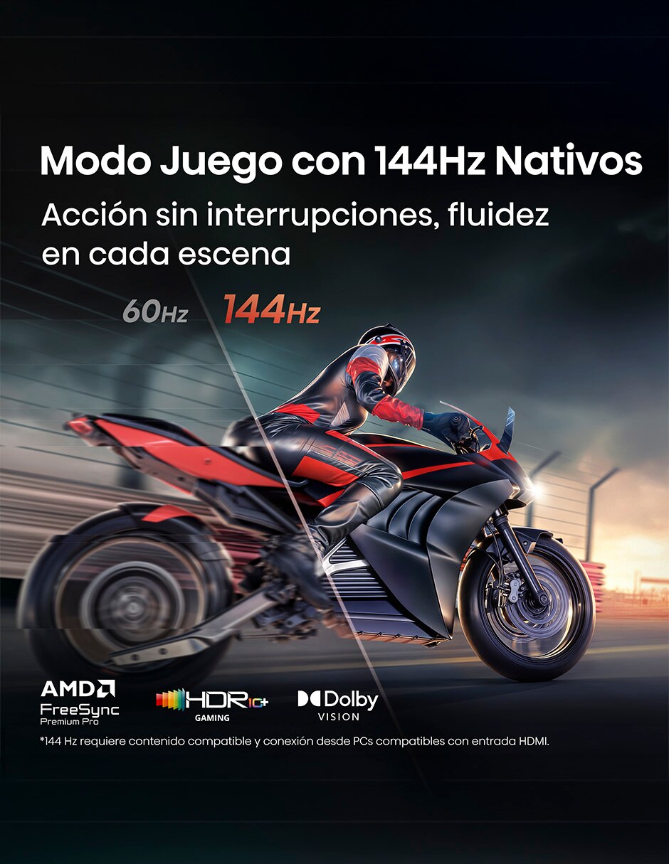 Pantalla QLED de 4K de Hisense100QD6SFM con Fire OS con AI escalado
