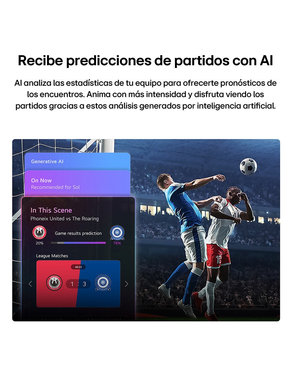 Pantalla Smart TV LG QNED de 55 pulgadas 4K/UHD 55QNED81BSG con AI webOS