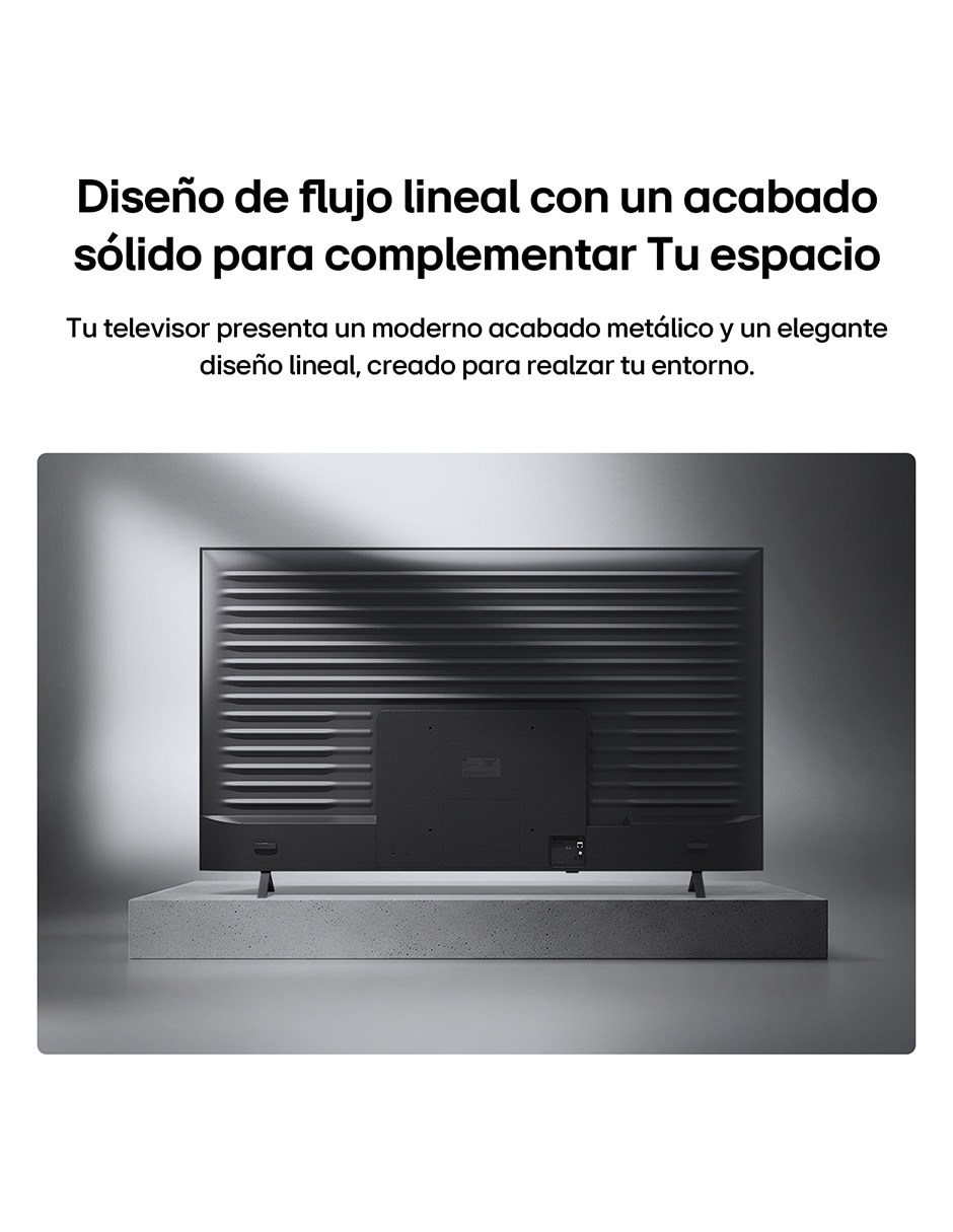 Pantalla qned de 4k/uhd 50qned71bsc con webos con ai webos