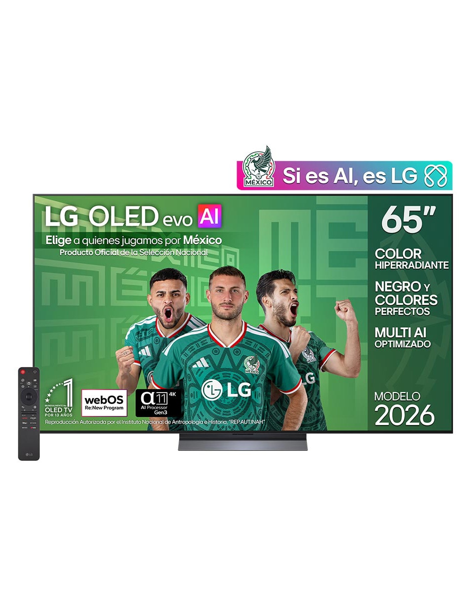 Pantalla Samart TV Oled 4K OLED65C6PSA con Webos reacondicionado con Evo AI