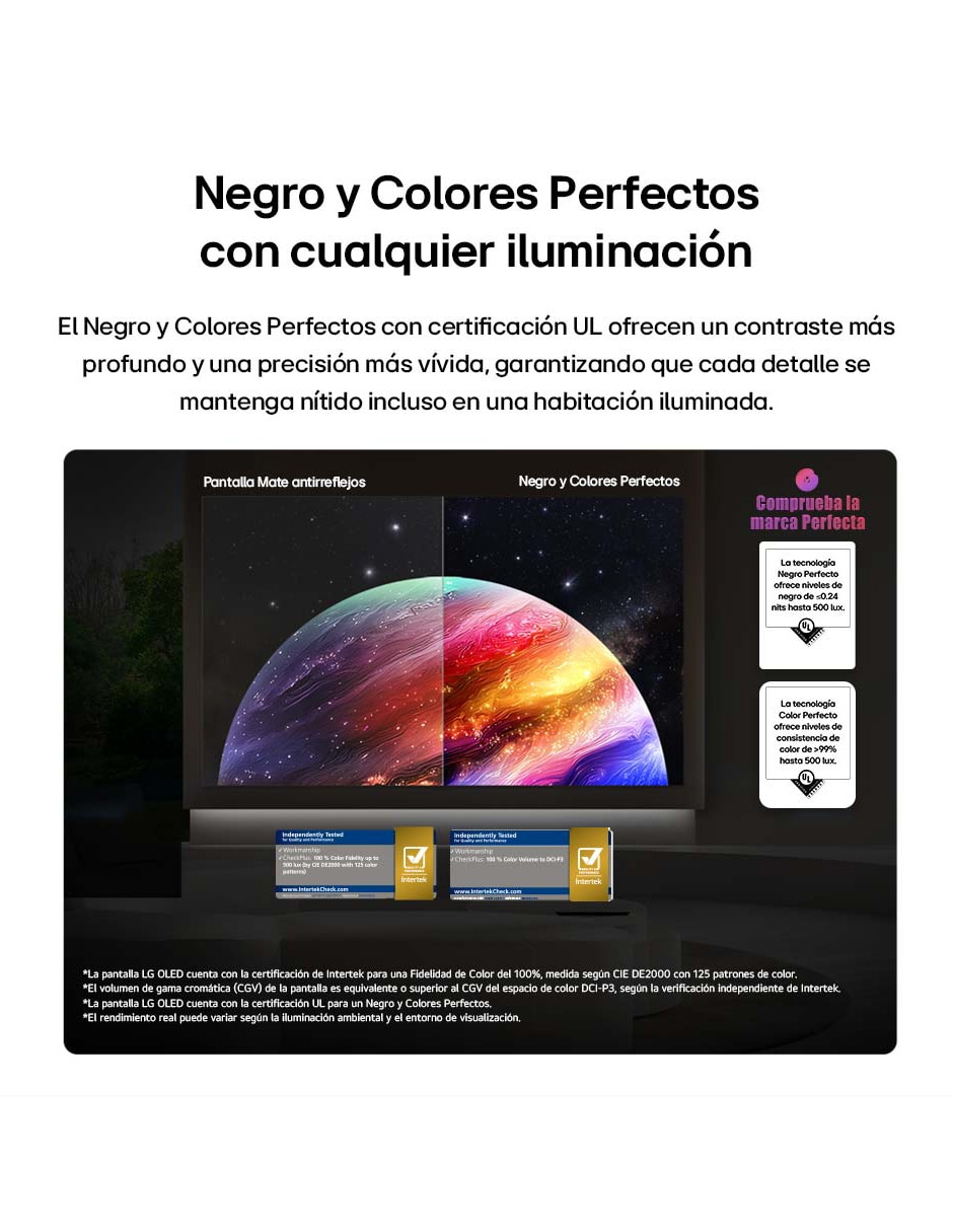 Pantalla Samart TV Oled 4K OLED65C6PSA con Webos reacondicionado con Evo AI 4