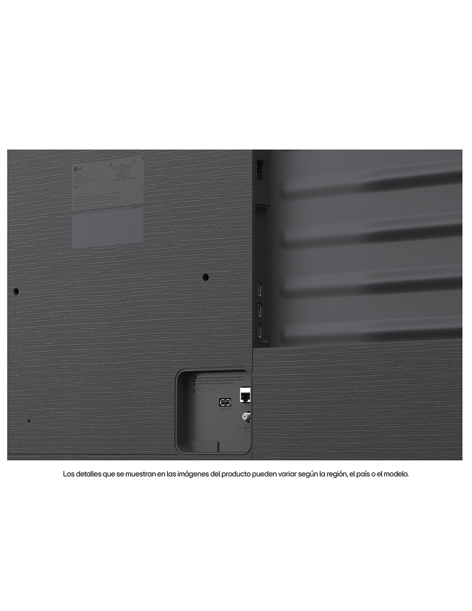 Pantalla Mini LED QNED de 4K 65QNED70BSA con WebOS 14