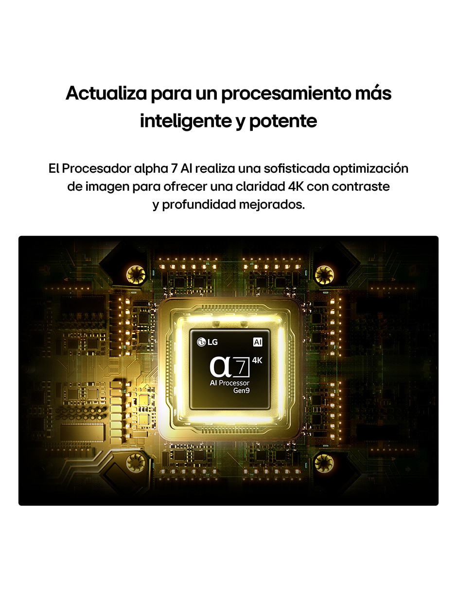 Pantalla Smart TV de 50 pulgadas Nano UHD de 4K/UHD 50NU855BPSA con WebOS con AI webOS 15