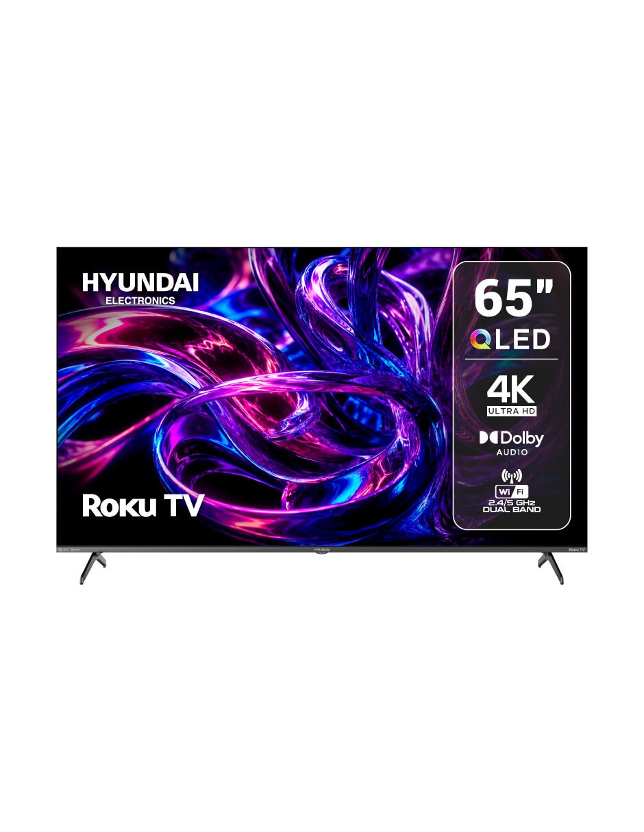 Pantalla qled de 4k/uhd hyled6516qr+hyled3257rim con roku tv 3
