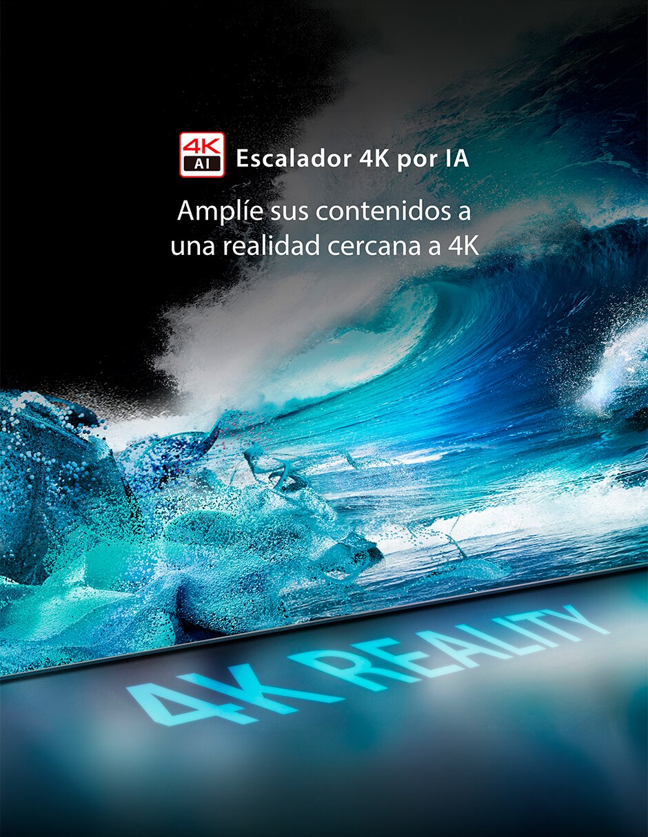 Pantalla led de 4k 55c350 con fire os con ai escalado a 4k 7