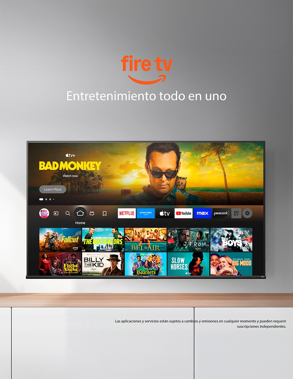 Pantalla led de 4k 55c350 con fire os con ai escalado a 4k 13
